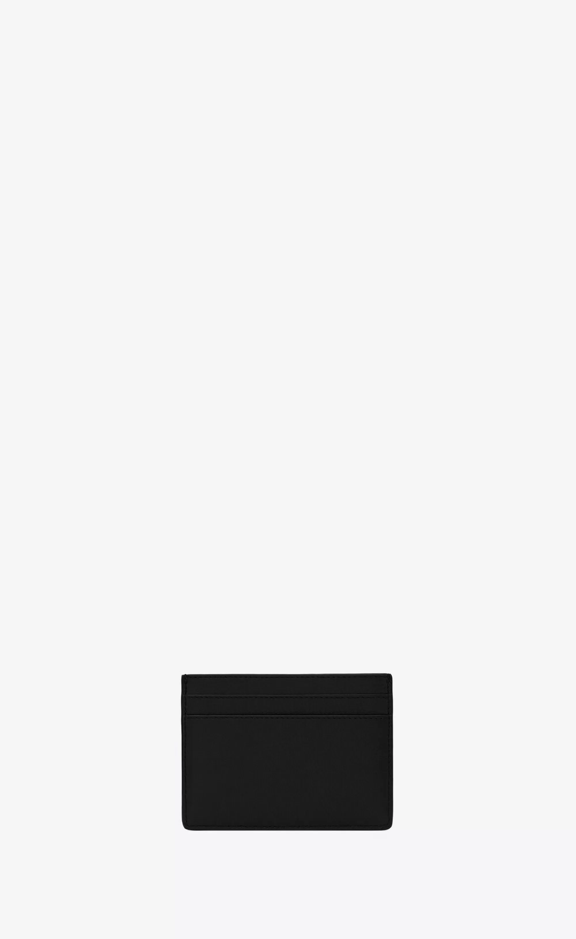 Women Saint Laurent CARD CASES^TINY CASSANDRE Card Case In Grained Leather | | YSL.com