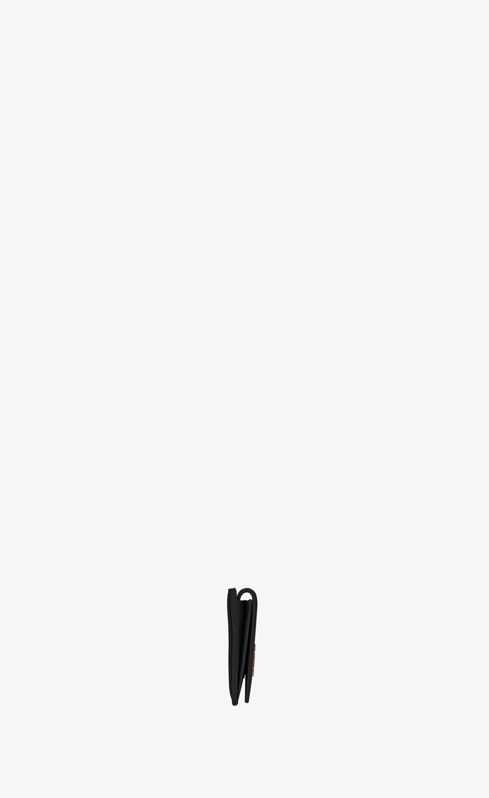 Women Saint Laurent CARD CASES^TINY CASSANDRE Card Case In Grained Leather | | YSL.com