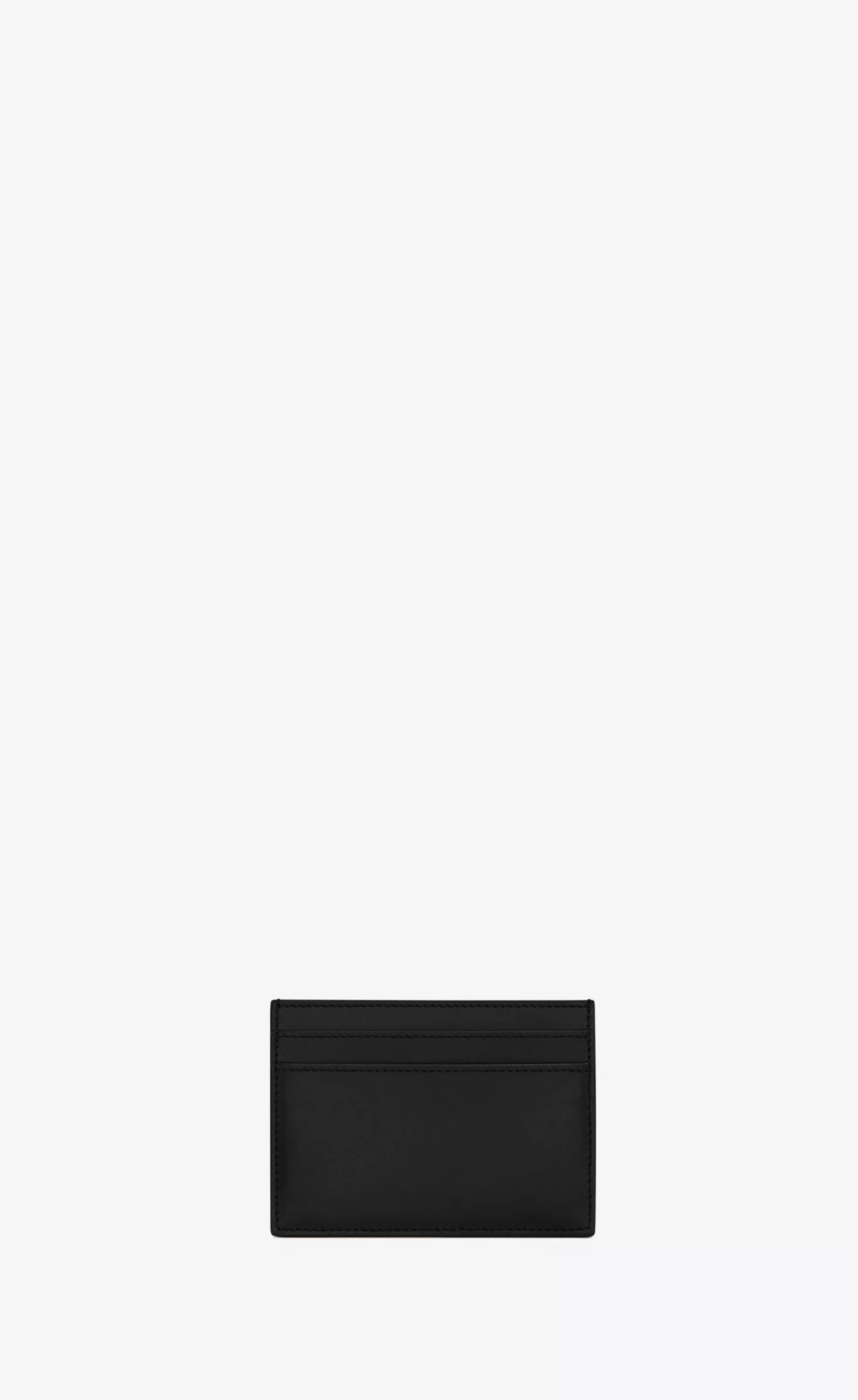 Saint Laurent CARD CASES^TINY CASSANDRE Card Case In Matte Leather | | YSL.com