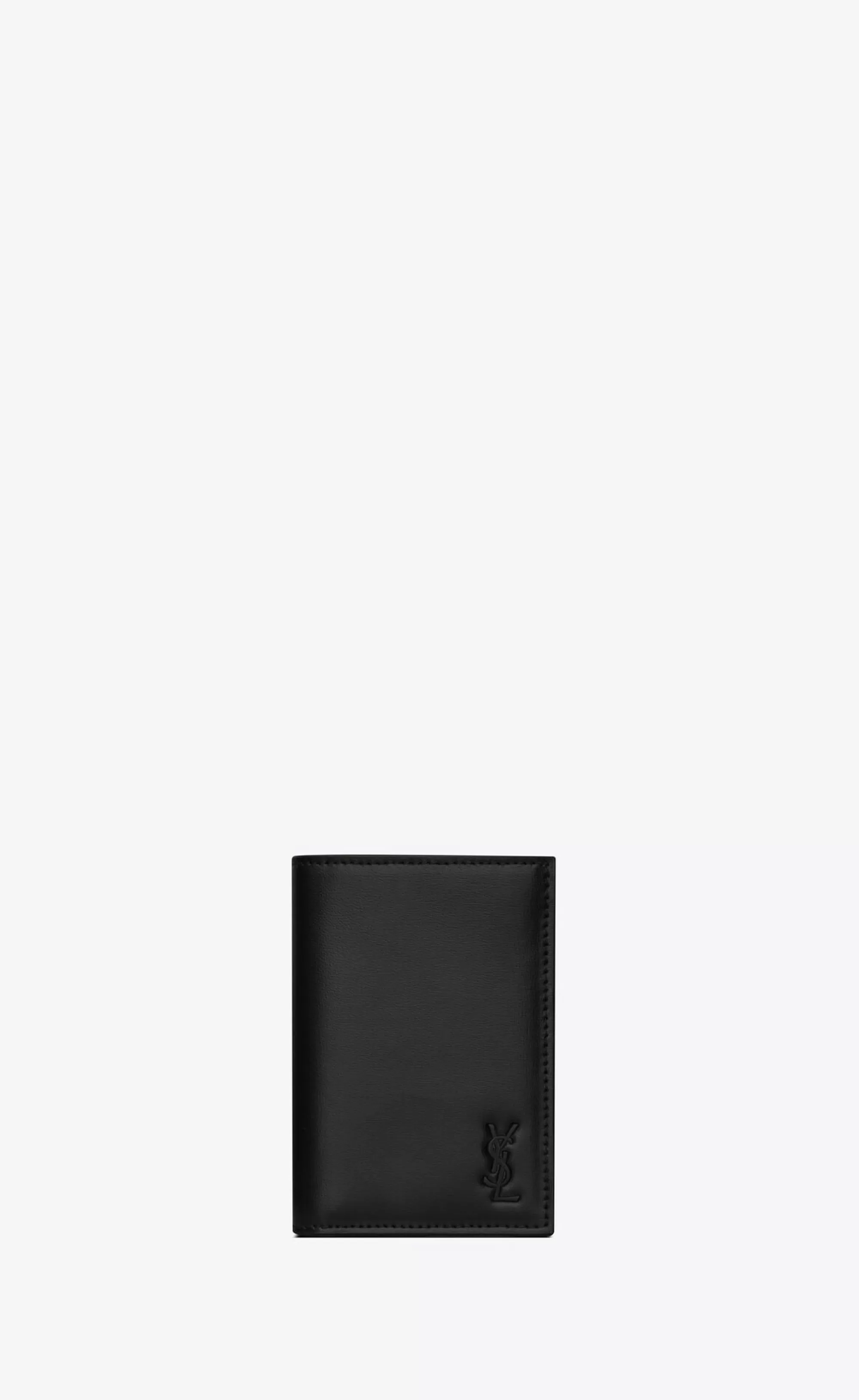 Saint Laurent CARD CASES^TINY CASSANDRE Credit Card Wallet In Matte Leather | | YSL.com