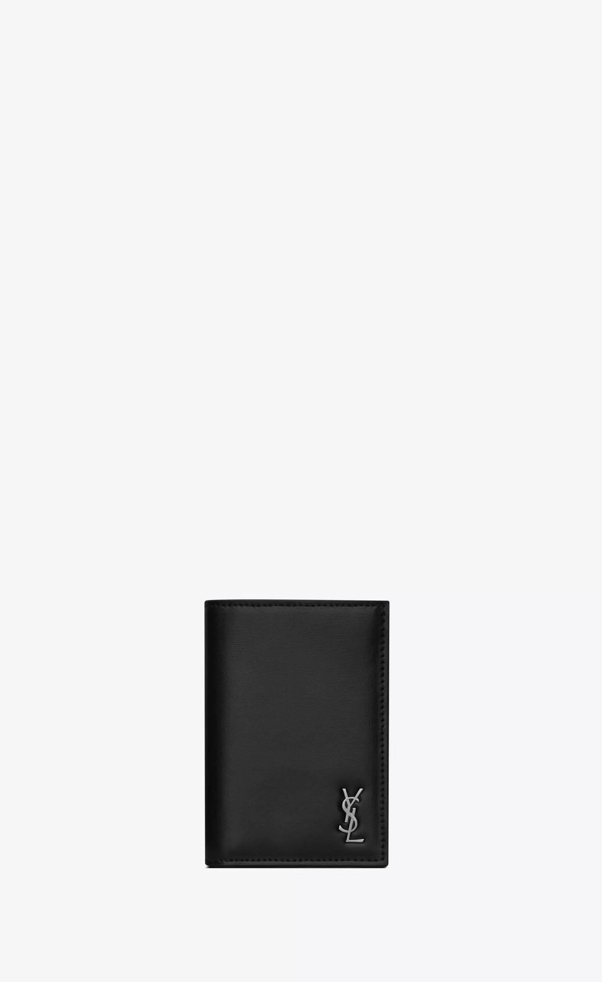 Saint Laurent CARD CASES^TINY CASSANDRE Credit Card Wallet In Matte Leather | | YSL.com