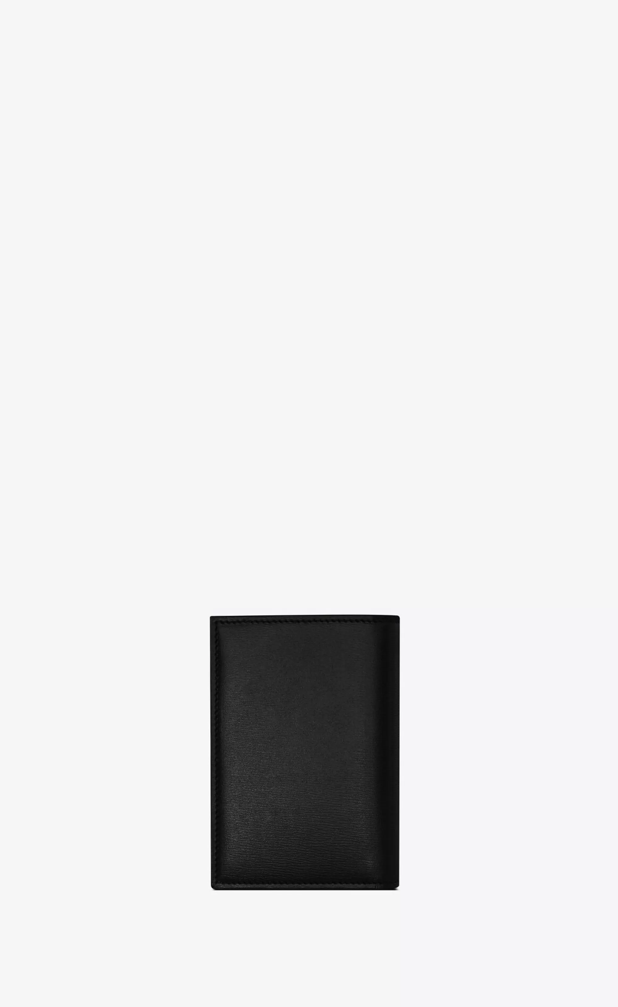 Saint Laurent CARD CASES^TINY CASSANDRE Credit Card Wallet In Shiny Leather | | YSL.com