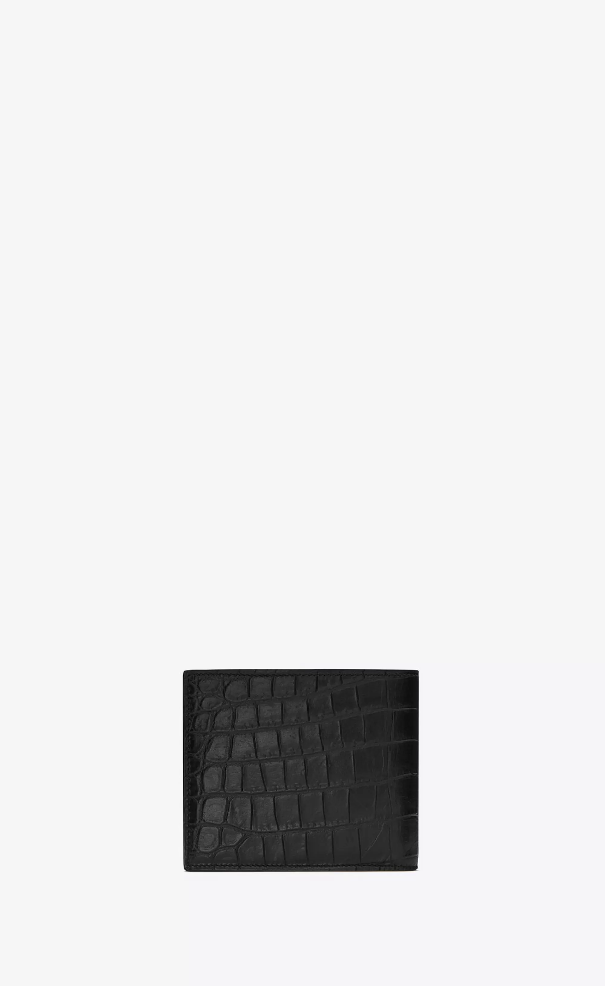 Saint Laurent WALLETS^TINY CASSANDRE East/West Wallet In Crocodile-embossed Leather | | YSL.com