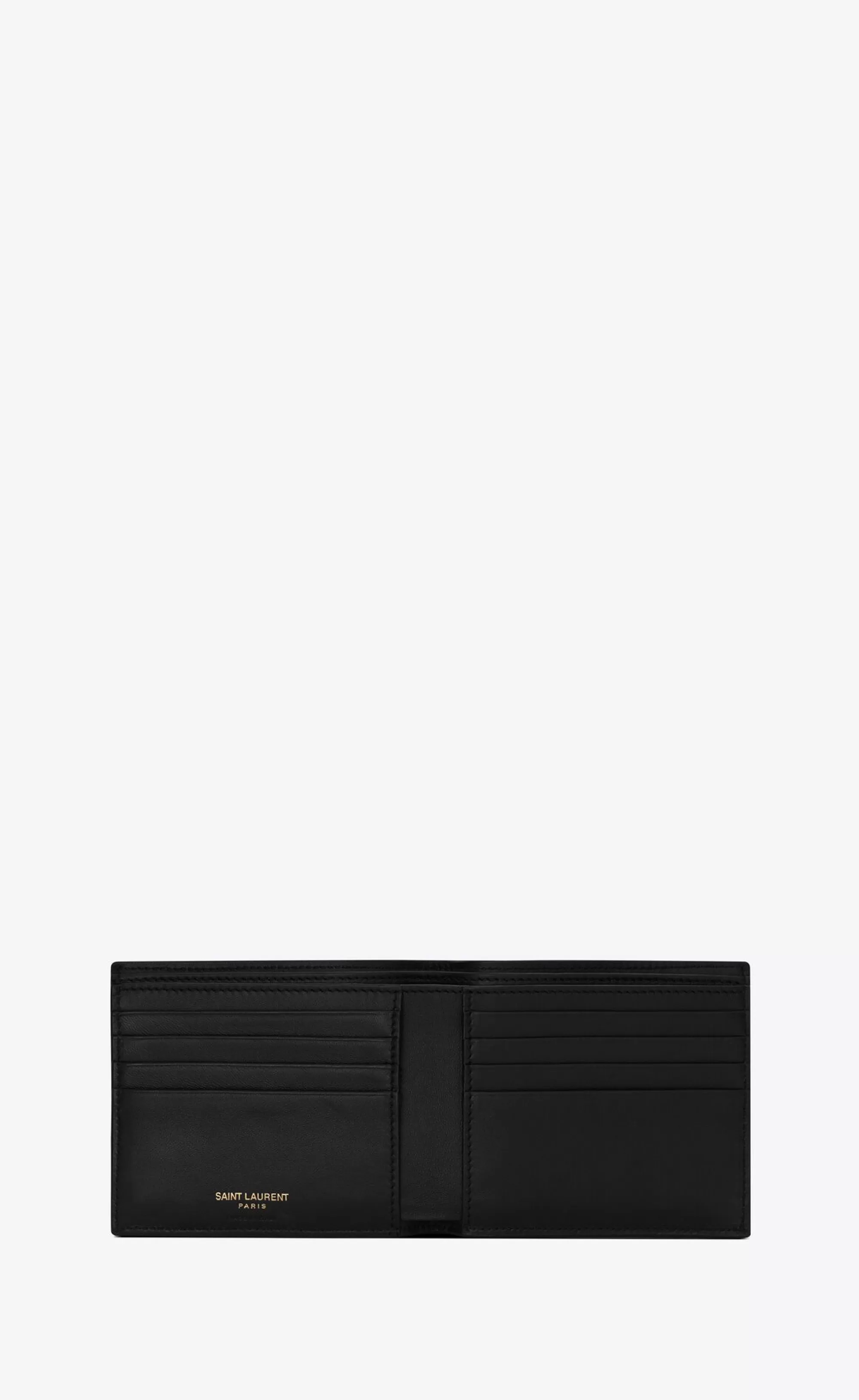 Saint Laurent WALLETS^TINY CASSANDRE East/West Wallet In CROCODILE-EMBOSSED Matte Leather | | YSL.com