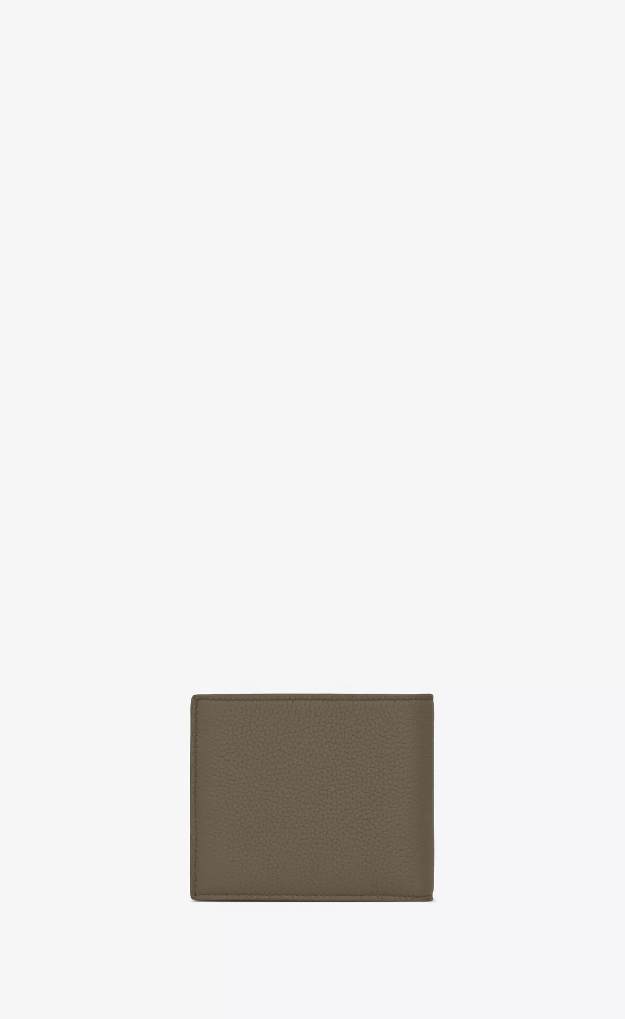 Saint Laurent WALLETS^TINY CASSANDRE EAST/WEST WALLET IN GRAINED LEATHER | | YSL.com