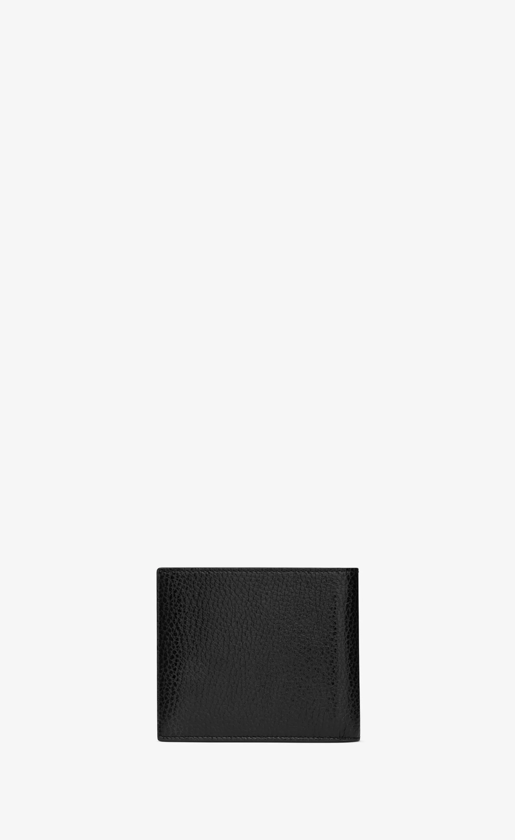 Saint Laurent WALLETS^TINY CASSANDRE EAST/WEST WALLET IN GRAINED LEATHER | | YSL.com