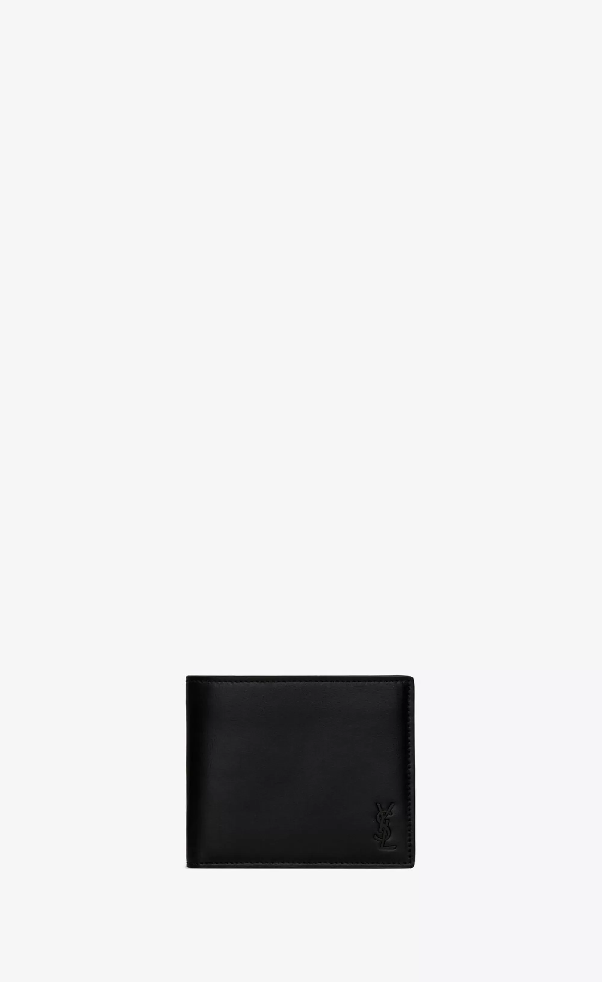 Saint Laurent WALLETS^TINY CASSANDRE East/West Wallet In Matte Leather | | YSL.com