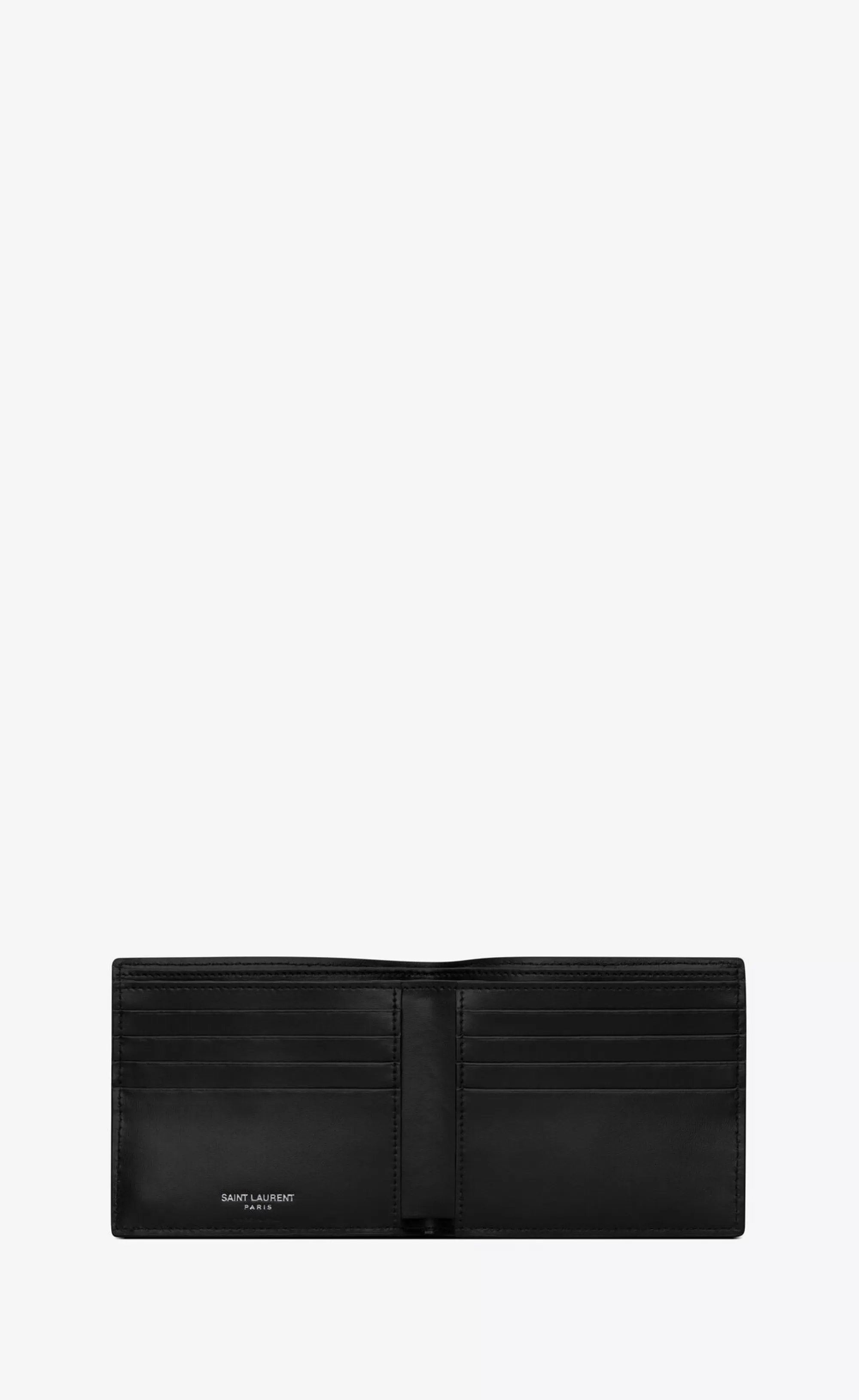 Saint Laurent WALLETS^TINY CASSANDRE East/West Wallet In Matte Leather | | YSL.com