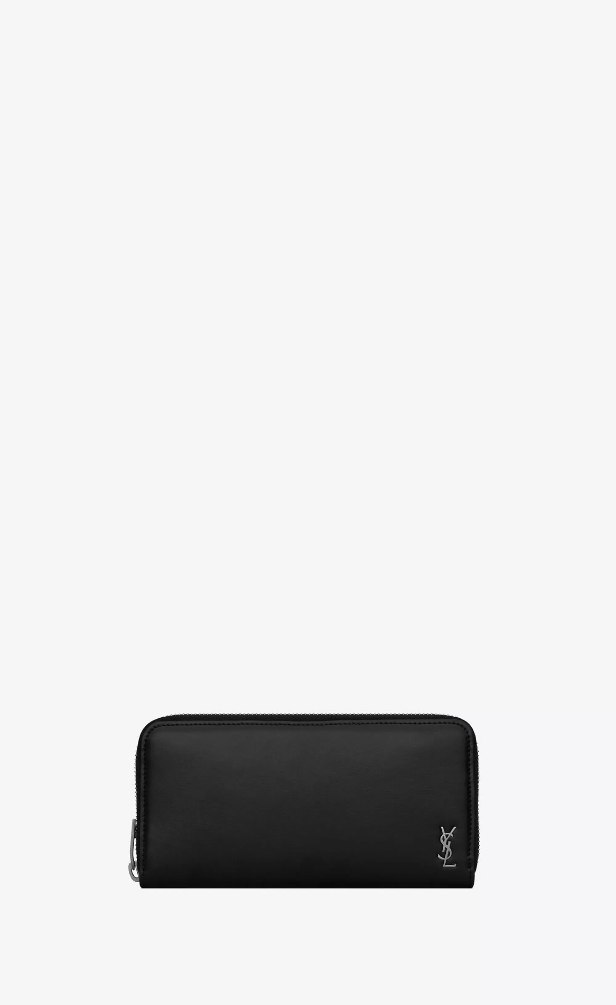 Saint Laurent WALLETS^TINY CASSANDRE Zip-around Wallet In Matte Leather | | YSL.com