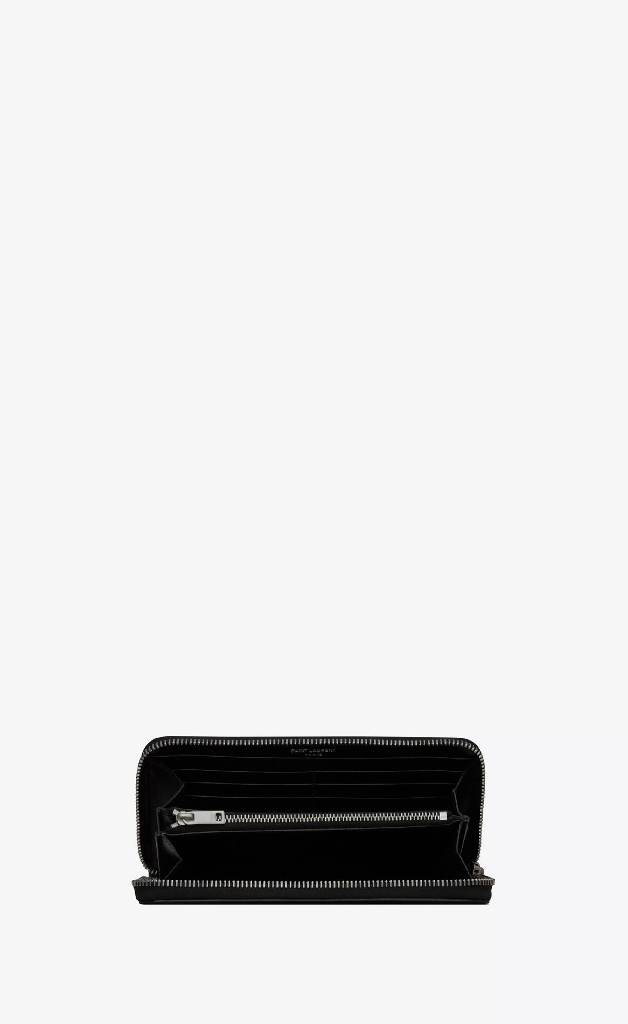 Saint Laurent WALLETS^TINY CASSANDRE Zip-around Wallet In Matte Leather | | YSL.com