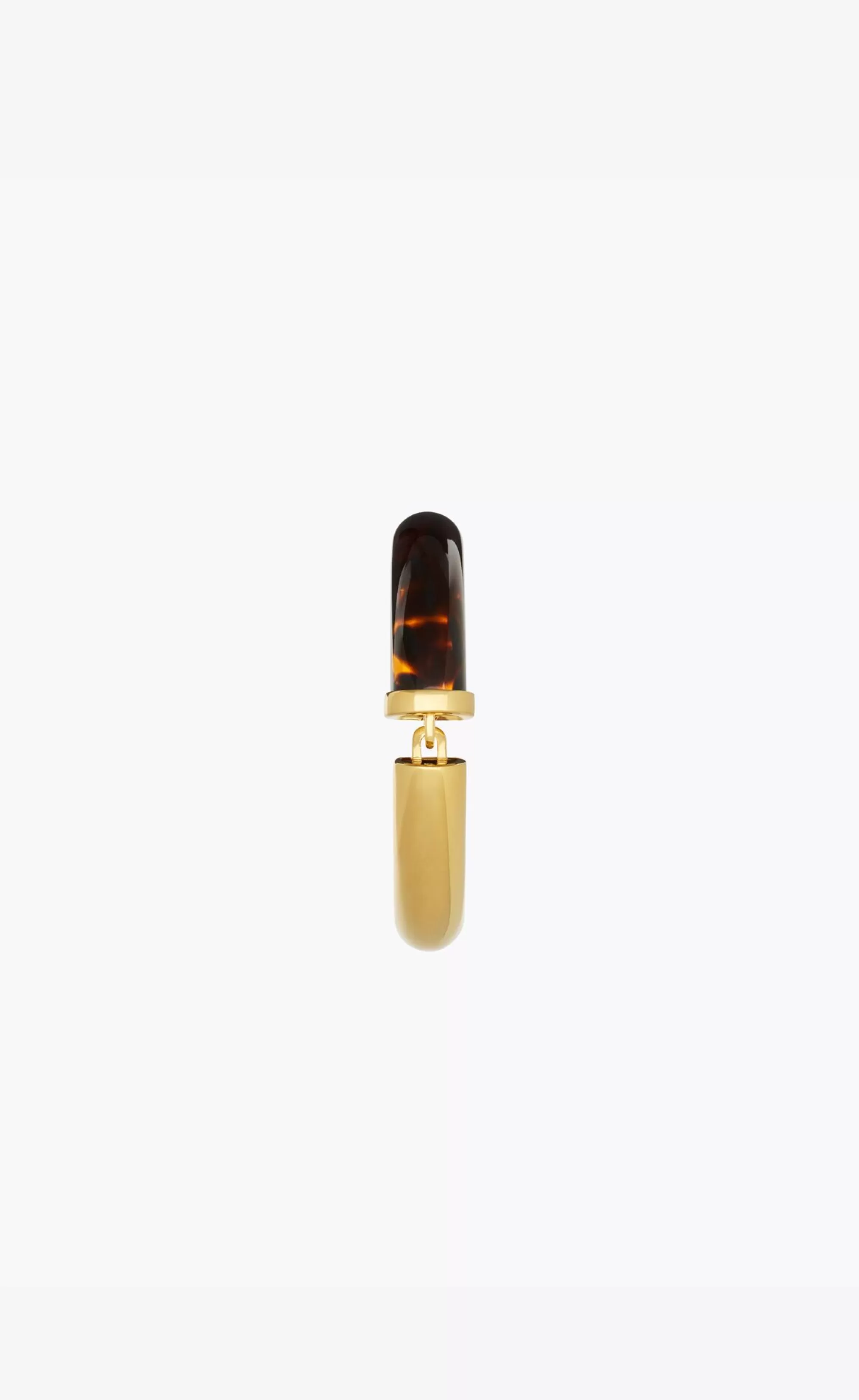 Women Saint Laurent Bracelets | CUFFS AND BRACELETS^Tortoiseshell Duet Bangle In Resin And Metal | | YSL.com