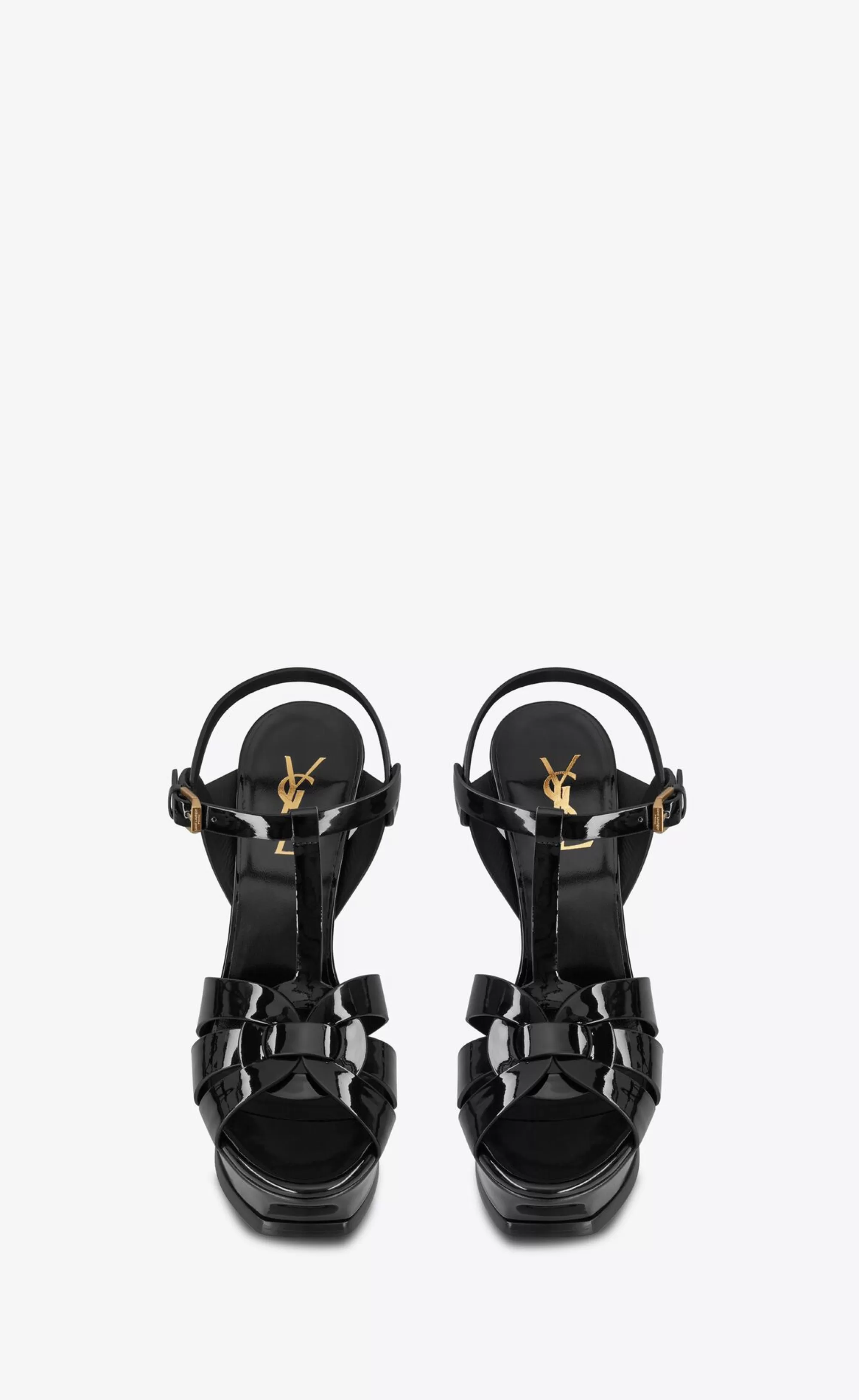 Women Saint Laurent High Heel Sandals^TRIBUTE Platform Sandals In Patent Leather | | YSL.com