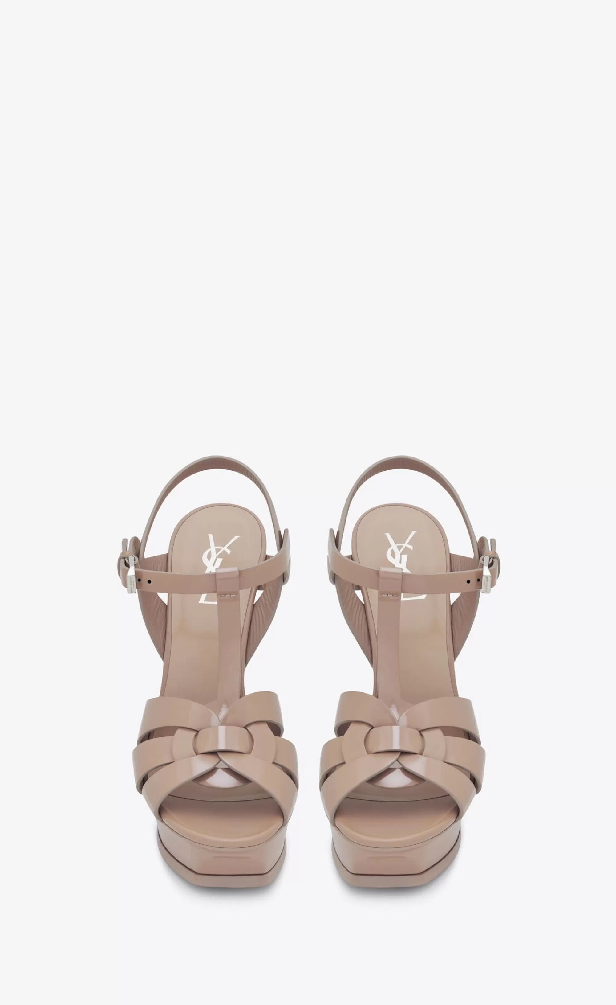Women Saint Laurent High Heel Sandals^TRIBUTE Platform Sandals In Patent Leather | | YSL.com