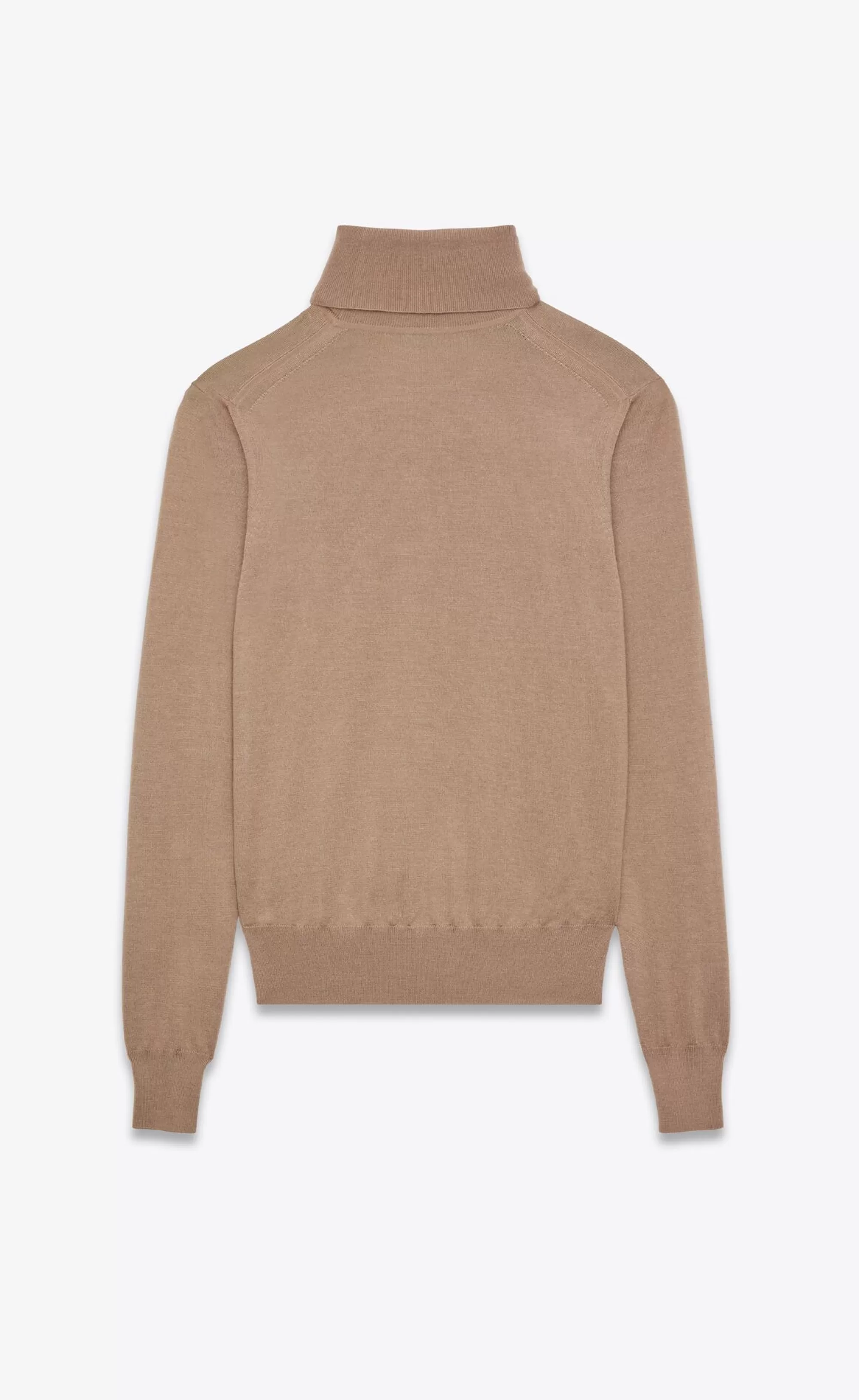 Saint Laurent ALL READY TO WEAR | KNITWEAR^Turtleneck Sweater In Cashmere, Wool And Silk | | YSL.com
