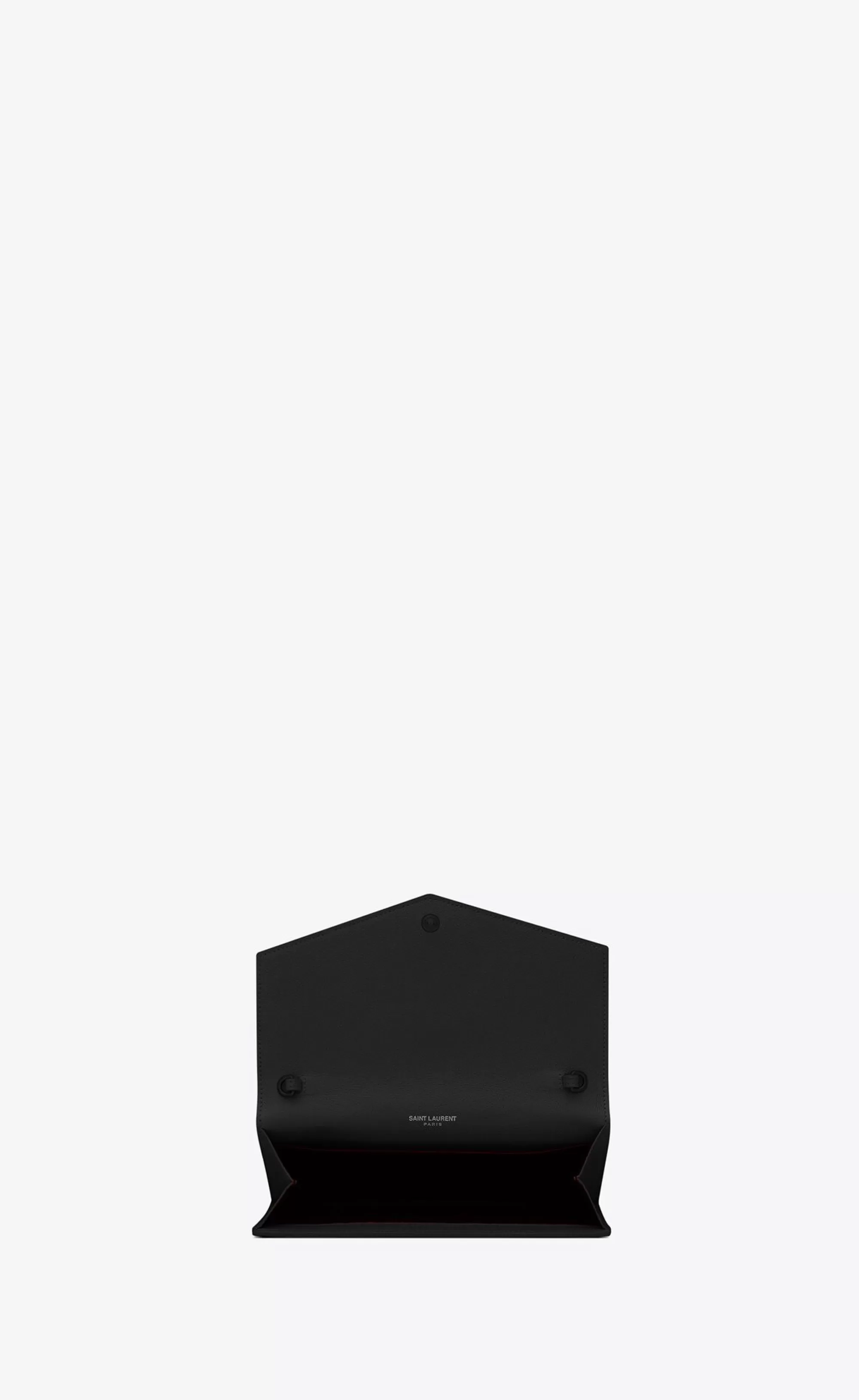 Women Saint Laurent CHAIN WALLETS^UPTOWN Chain Wallet In Grain De Poudre Embossed Leather | | YSL.com