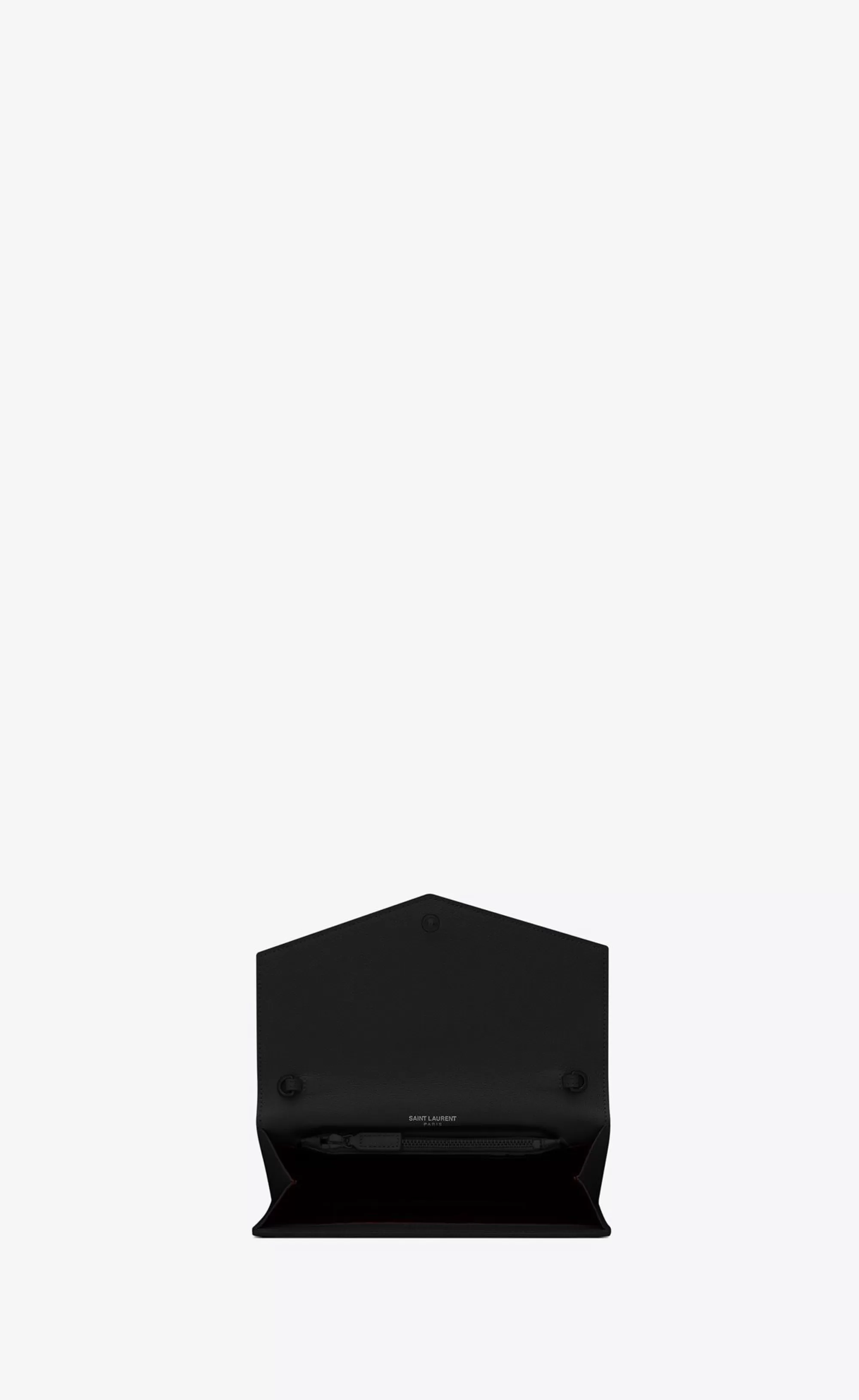 Women Saint Laurent CHAIN WALLETS^UPTOWN Chain Wallet In Grain De Poudre Embossed Leather | | YSL.com