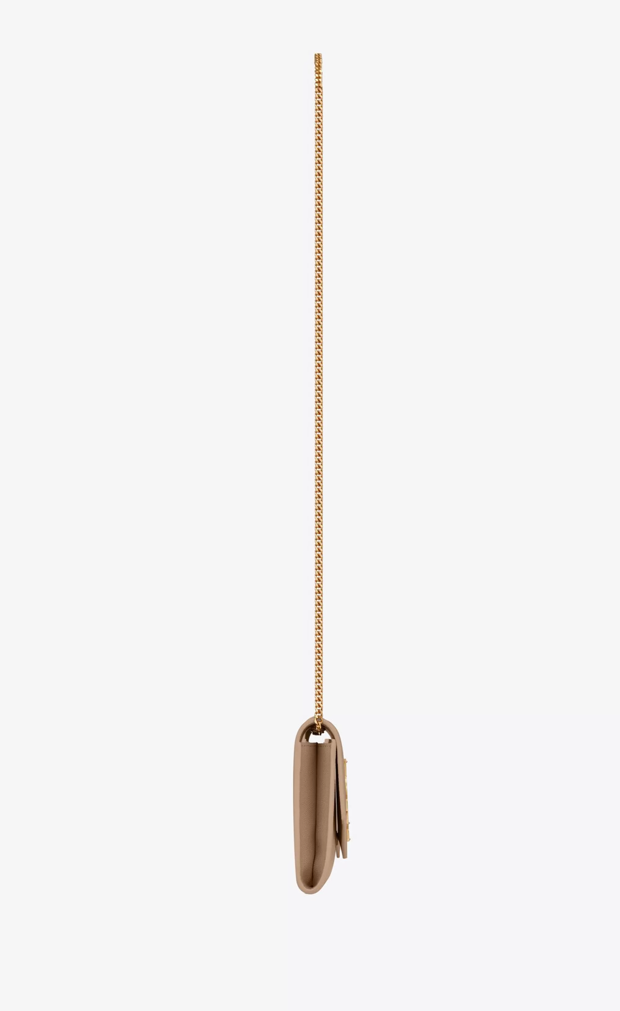 Women Saint Laurent CHAIN WALLETS | MINI BAGS^UPTOWN Chain Wallet In Grain De Poudre Embossed Leather | | YSL.com
