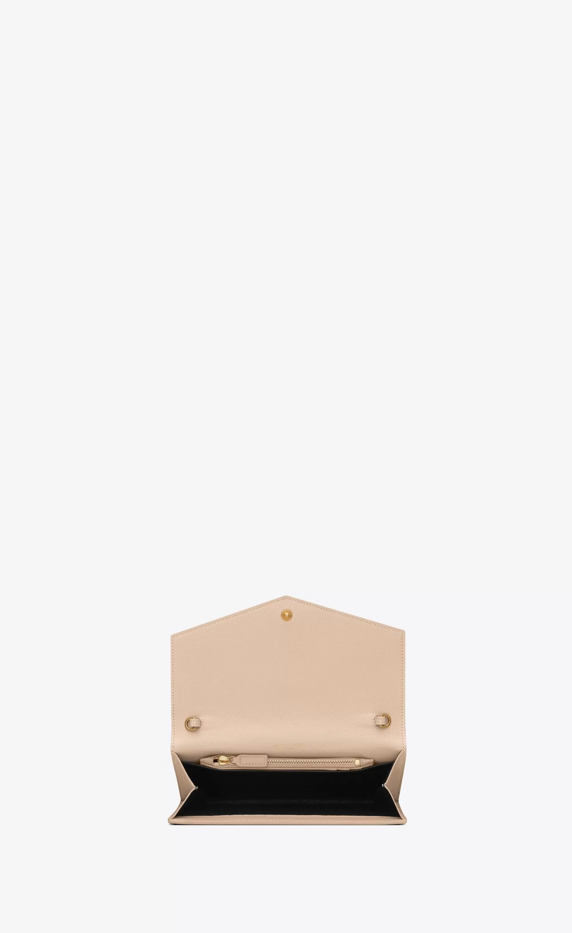 Women Saint Laurent CHAIN WALLETS | MINI BAGS^UPTOWN Chain Wallet In Grain De Poudre Embossed Leather | | YSL.com