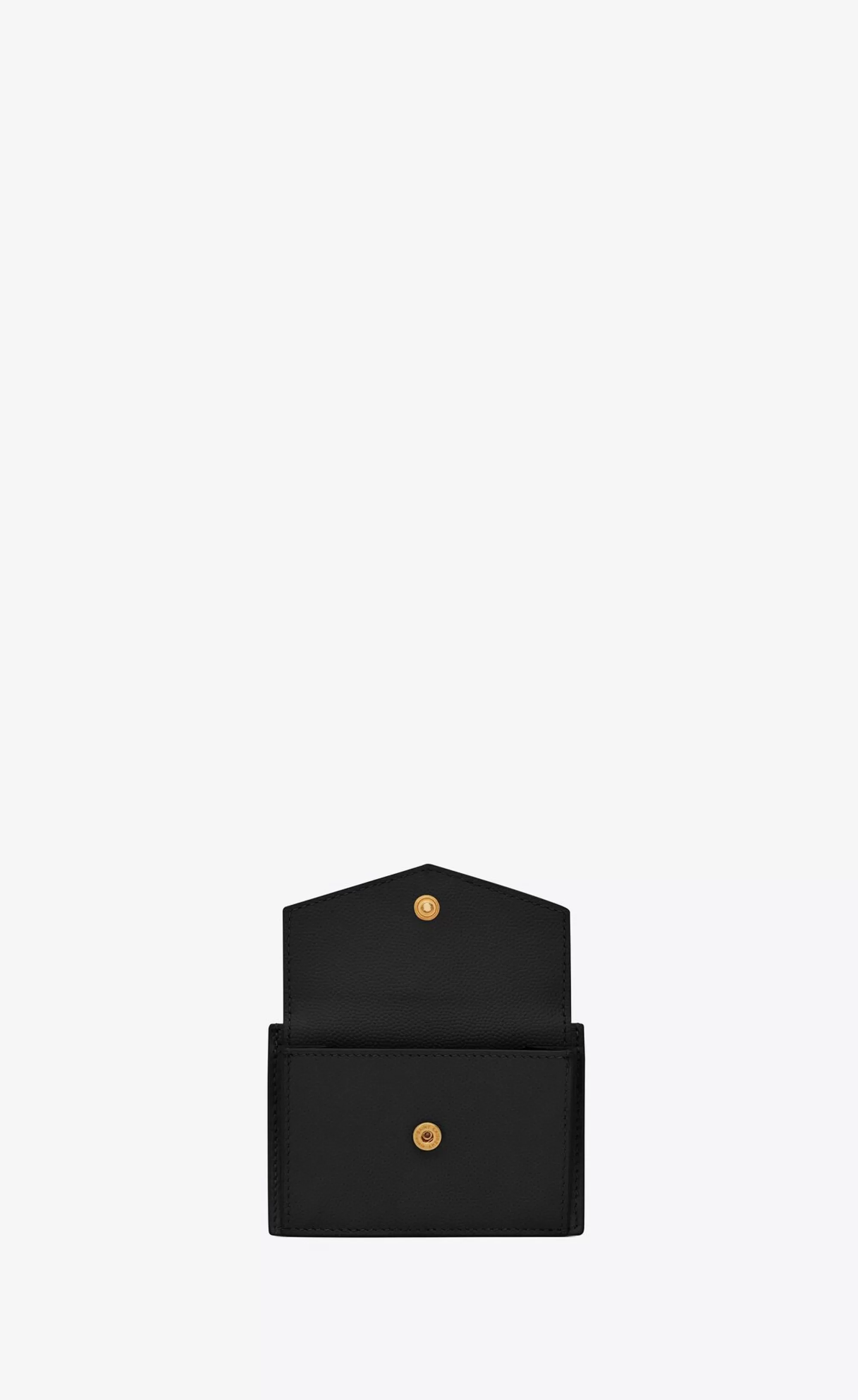 Women Saint Laurent CARD CASES^UPTOWN FLAP CARD CASE IN GRAIN DE POUDRE EMBOSSED LEATHER | | YSL.com