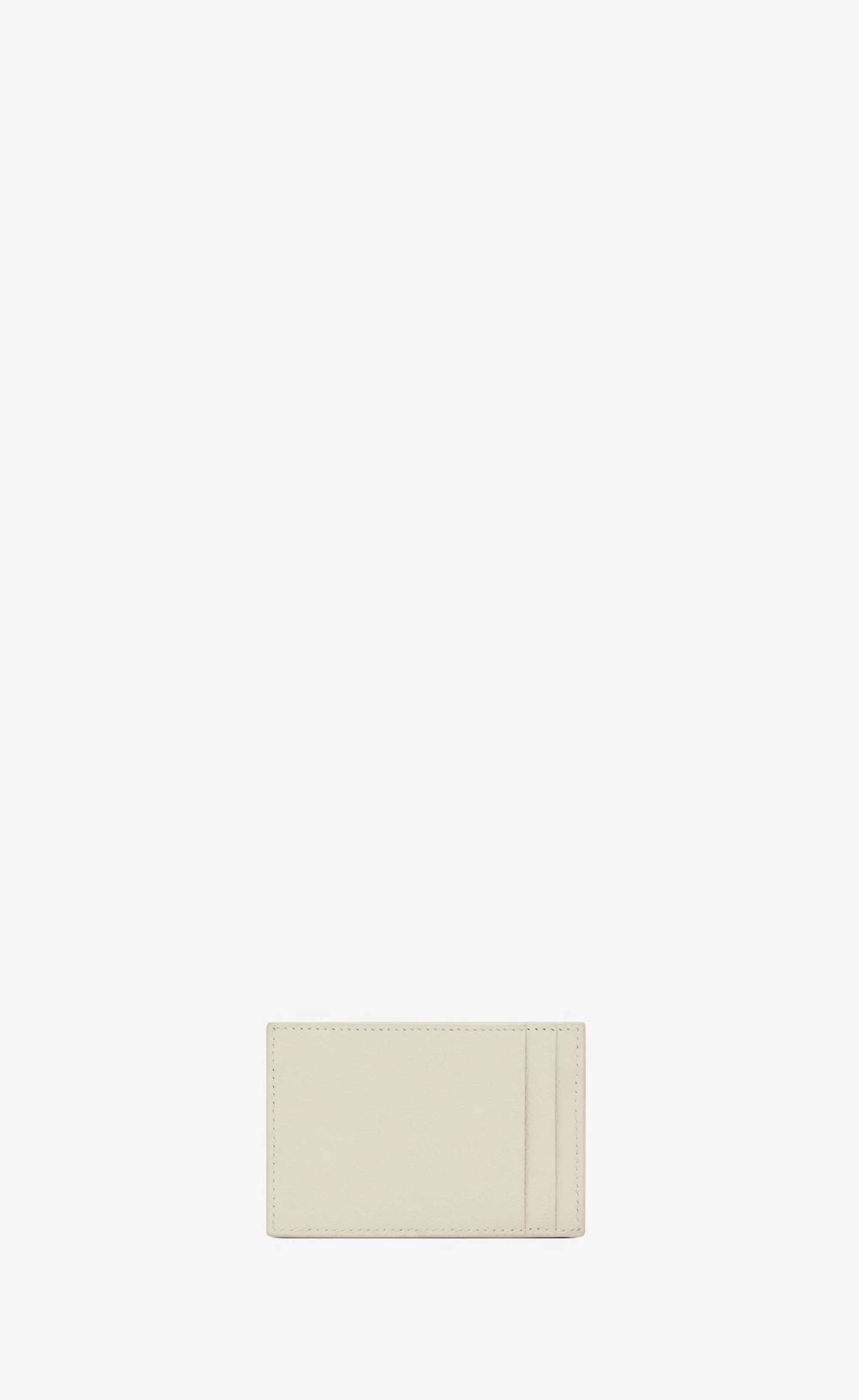 Women Saint Laurent CARD CASES^UPTOWN FLAP CARD CASE IN GRAIN DE POUDRE EMBOSSED LEATHER | | YSL.com